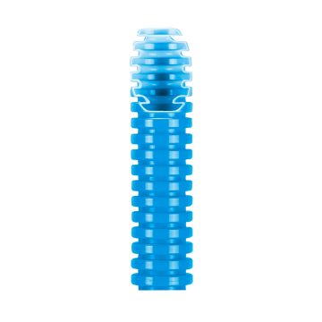 Conduit flexible moyen bleu clair, coextrudé - PVC