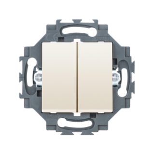 DOUBLE 1-WAY SWITCH FAST CONN.1P 10AX IV