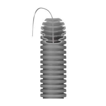 Medium pliable conduit, dark grey, self-extinguishing and self-recovering - PP Medium pliable conduit, dark grey, self-extinguishing and self-recovering - PP
