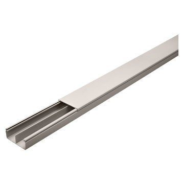PVC sill-type double trunking with cover for ceiling and surface mounting - Length: 2 metres PVC sill-type double trunking with cover for ceiling and surface mounting - Length: 2 metres