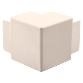 nf - installationkanale aus pvc - ausseneck - 25x40 - weiss ral9010