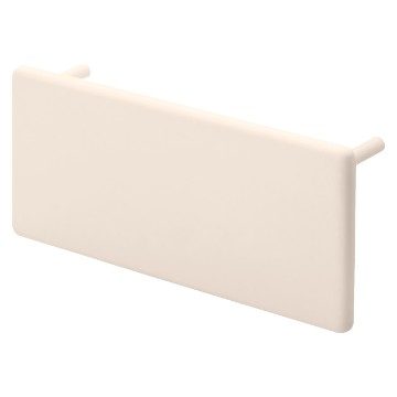  nf - installationkanale aus pvc - endstück - 40x60 - weiss ral9010
