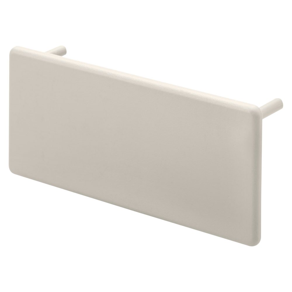 nf - installationkanale aus pvc - endstück - 25x40 - grau ral7035