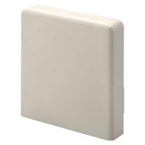 nf - installationkanale aus pvc - endstück - 25x25 - grau ral7035