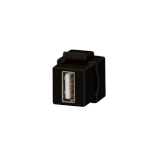 USB-BUCHSE - KEYSTONE JACK - F-DOSE/F-DOSE TYP A - NERO