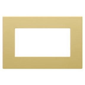 DAHLIA PLATE - IN TECHNOPOLYMER - DOUBLE PLATE - CREAM