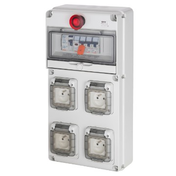 Coffret étanche Q-DIN 10 ASC - IP65 Coffret étanche Q-DIN 10 ASC - IP65