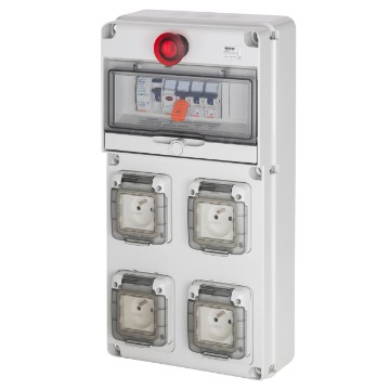 Coffret étanche Q-DIN 10 ASC - IP65 Coffret étanche Q-DIN 10 ASC - IP65