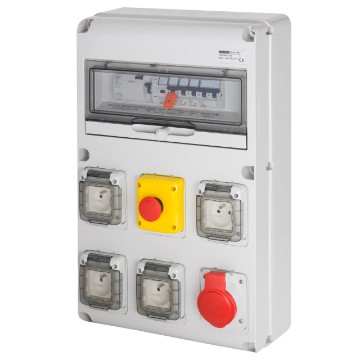 Coffret protégé Q-DIN 14 ASC - IP44 Coffret protégé Q-DIN 14 ASC - IP44
