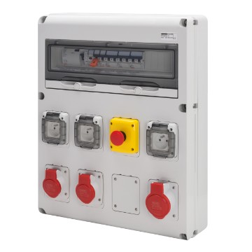 Coffret protégé Q-DIN 20 ASC - IP44 Coffret protégé Q-DIN 20 ASC - IP44