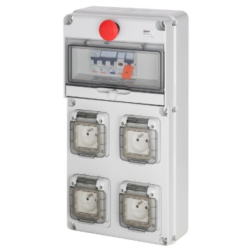 Coffret étanche Q-DIN 10 ASC - IP65 Coffret étanche Q-DIN 10 ASC - IP65