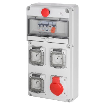 Coffret étanche Q-DIN 10 ASC - IP44 Coffret étanche Q-DIN 10 ASC - IP44