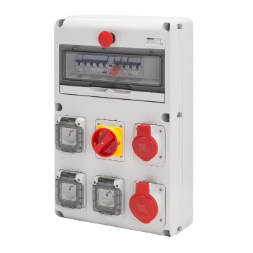 Coffret protégé Q-DIN 14 ASC - IP44 Coffret protégé Q-DIN 14 ASC - IP44