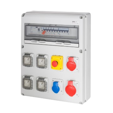 Coffret protégé Q-DIN 20 ASC - IP44 Coffret protégé Q-DIN 20 ASC - IP44