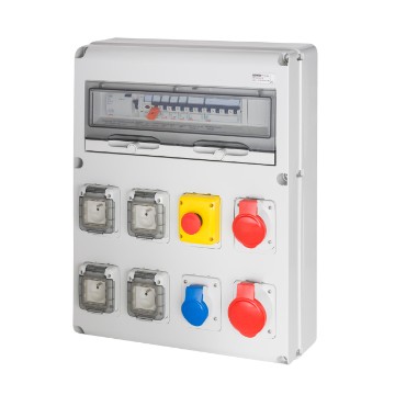 Coffret protégé Q-DIN 20 ASC - IP44 Coffret protégé Q-DIN 20 ASC - IP44