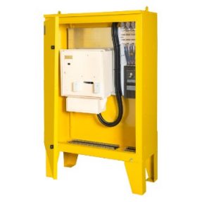 ARMOIRE DE BRANCHEMENT TARIF JAUNE - 4P 250A - 60 À 150 KVA - DIFFÉRENTIEL RÉGLABLE - PLATINE S19 - SANS COMPTEUR - IP44