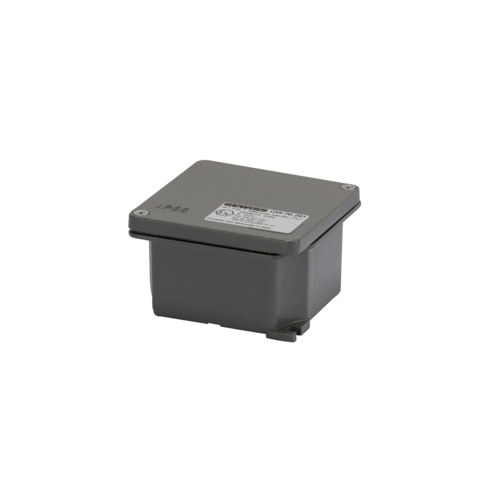  boîte de dérivation - atex - en alluminum moulé sous pression - gris ral 7035 - 91x91x54