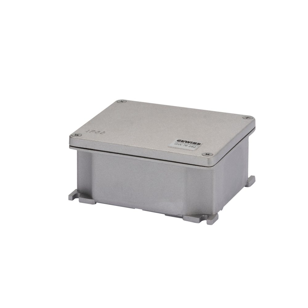  abzweigkästen - aus aluminiumdruckguss - unlackierte - 155x130x58 - ip66