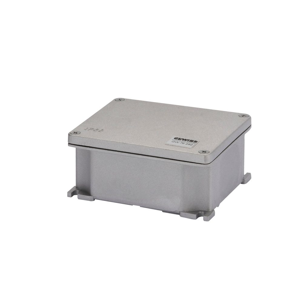 JUNCTION BOX IN DIECAST ALUMINIUM UNPAINTED 155X130X58 IP66 Gewiss