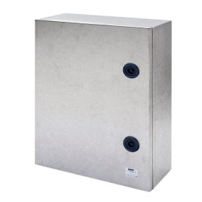 GEHÄUSE AUS EDELSTHA MIT GESHLOSSENER TÜR UND SCHLOSS - 585X800X300 - IP55