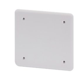 COPERCHIO BASSO ANTIURTO AD ALTA RESISTENZA - PER CASSETTE PT/PT DIN E PT DIN GREEN WALL - 92X92 - IP40 - BIANCO RAL9016
