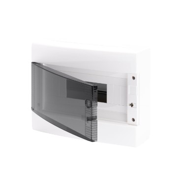 Quadros de electricidade preparados para alojar réguas de terminais - Branco RAL 9016