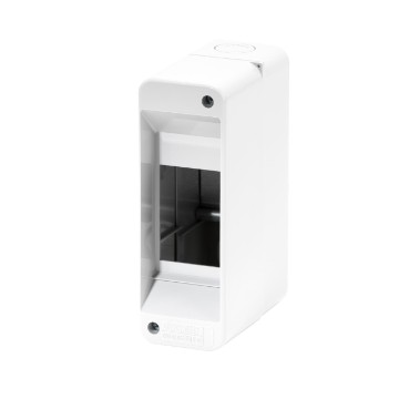 Quadro de electricidade preparados para alojar réguas de terminais - Cinza RAL 7035
