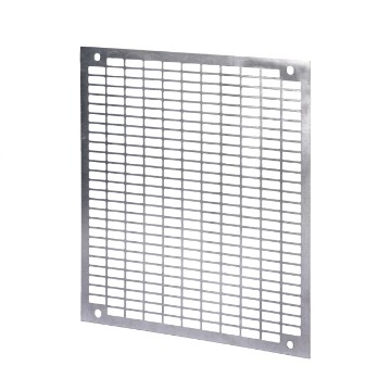 Gelochte Montageplatte aus verzinktem Stahl zur Befestigung nicht-modularer Geräte Gelochte Montageplatte aus verzinktem Stahl zur Befestigung nicht-modularer Geräte