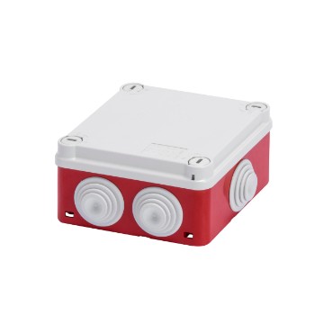 Caja para aparatos sistema de 3 plazas estaño gris RAL 7035 IP55 GW27043 Gewiss