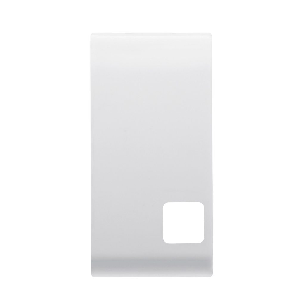  tasto intercambiabile per pulsantiera - da completare con lente - 1 modulo - bianco - chorusmart