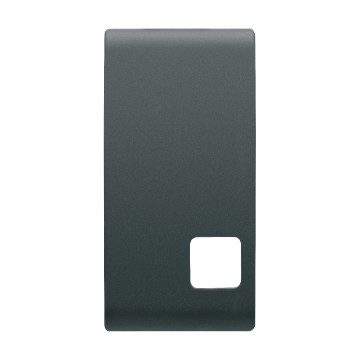  TOUCHE INTERCHANGEABLE POUR COMMANDE - A COMPLÉTER AVEC 1 LENTILLE - 1 MODULE - NOIR - CHORUSMART