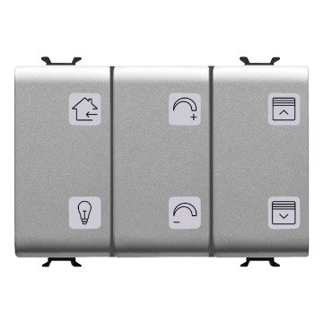 Commandes à 6 canaux Easy avec symboles interchangeables Commandes à 6 canaux Easy avec symboles interchangeables