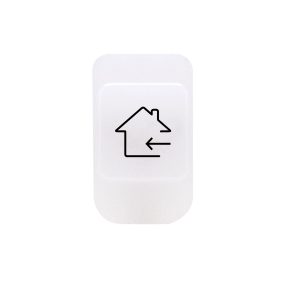 plaquette signalétique tranlucide - je rentre