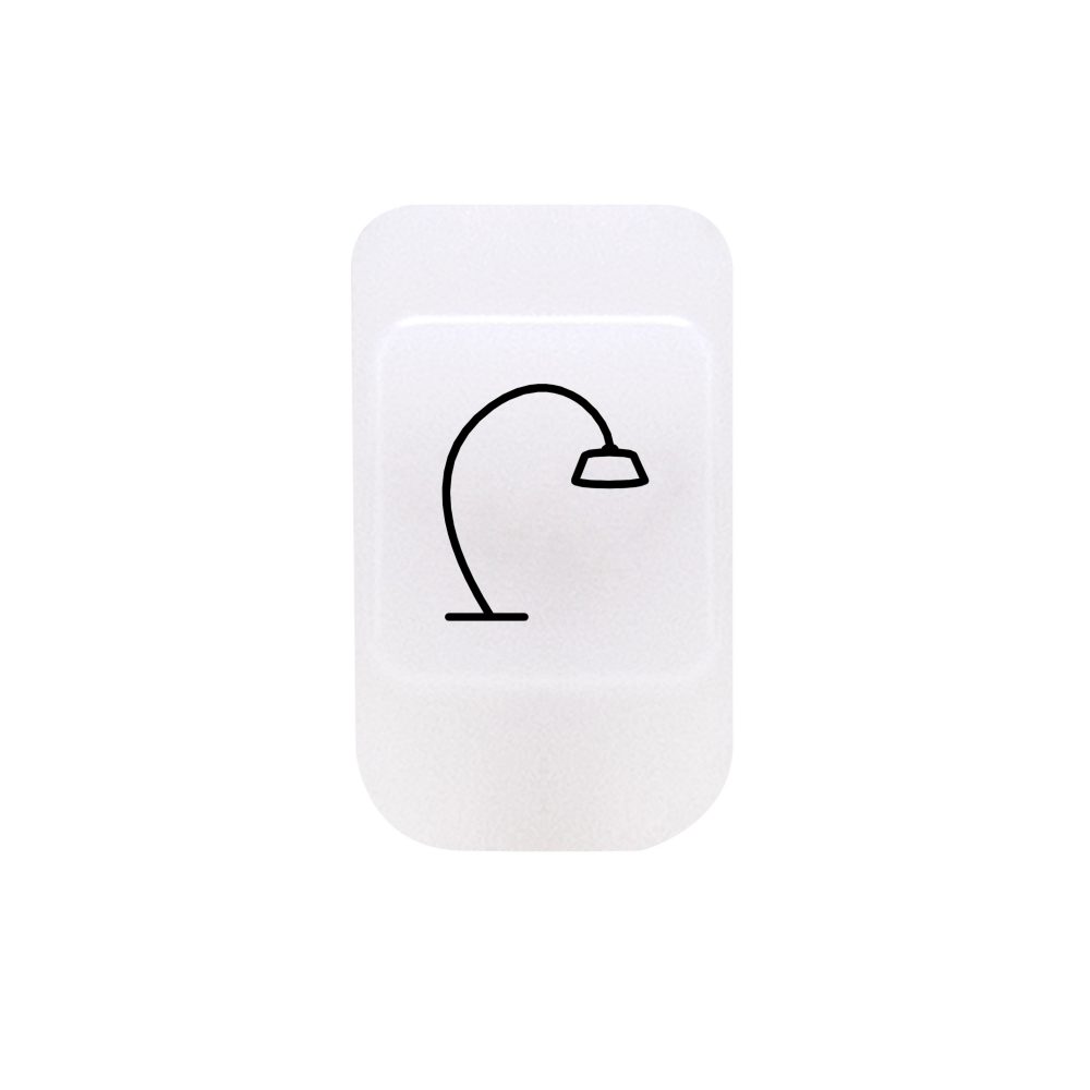 lente con simbolo illuminabile - piantana