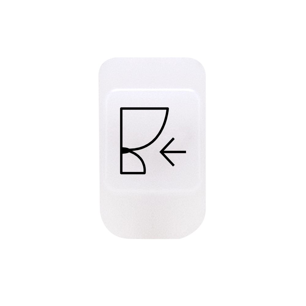  lens with illuminable symbol - curtain open