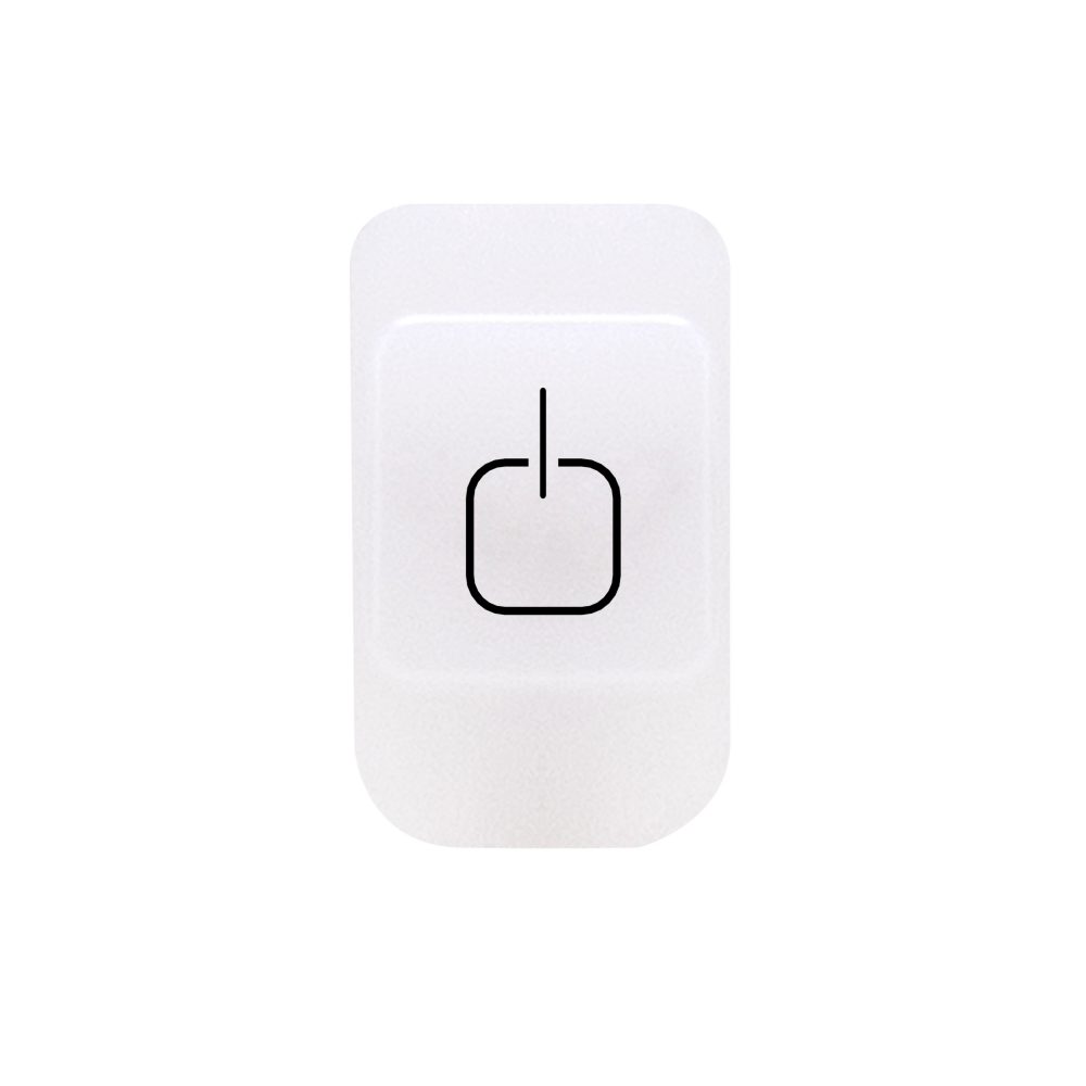 lente con simbolo illuminabile - on-off