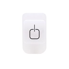 plaquette signalétique tranlucide - marche/arrét