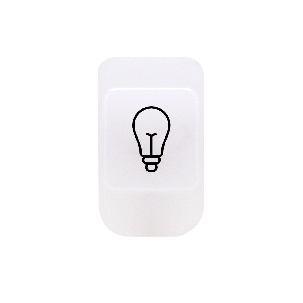  lens with illuminable symbol - light