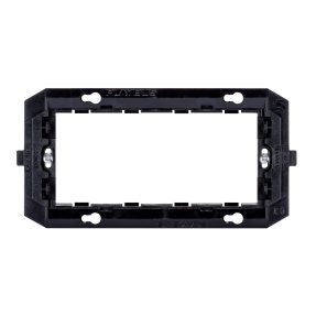 soporte de material aislante para instalar placas playbus/playbus-young en cajas rectangulares - 4 módulos