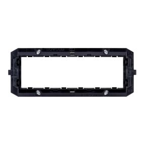 soporte de material aislante plybus/playbus young - 6 módulos - azul - playbus