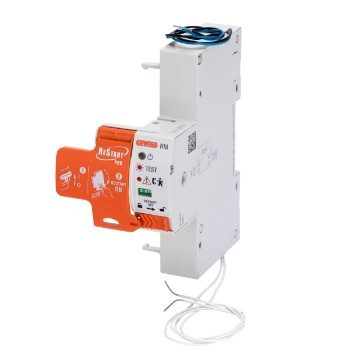  RESTART RM PRO - FÜR RCBOS MDC - 2 POLIG - 1P+N/2P Idn=0,1-0,3 A 230 V - 1 TE EN 50022