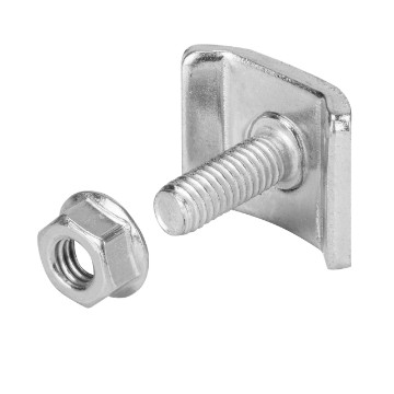 Coupler back with welded pin and nut Coupler back with welded pin and nut
