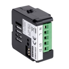 ATTUATORE ON/OFF CON MISURA DI POTENZA - 1 CANALE A POTENZIALE 230V - ZIGBEE