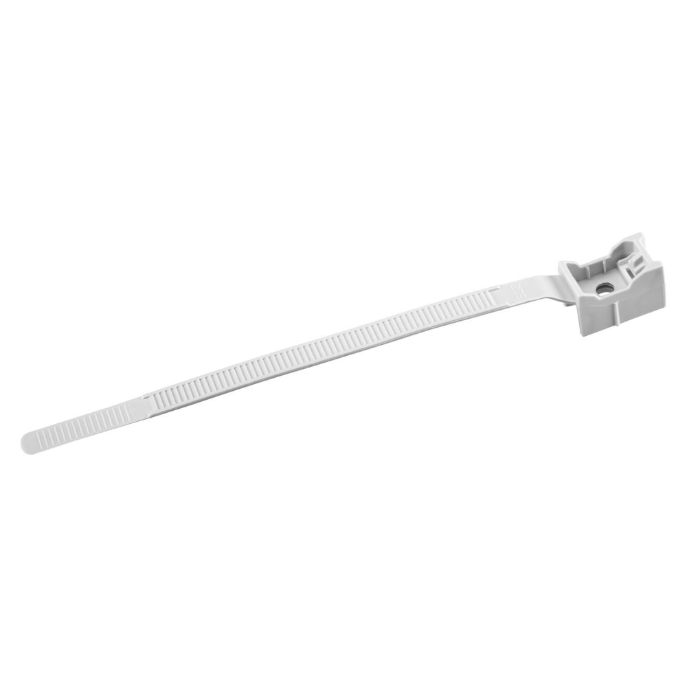  spannschelle aus polymer - nicht wiederöffenbar - rohre ø 16-32mm - halogen free - grau ral7035