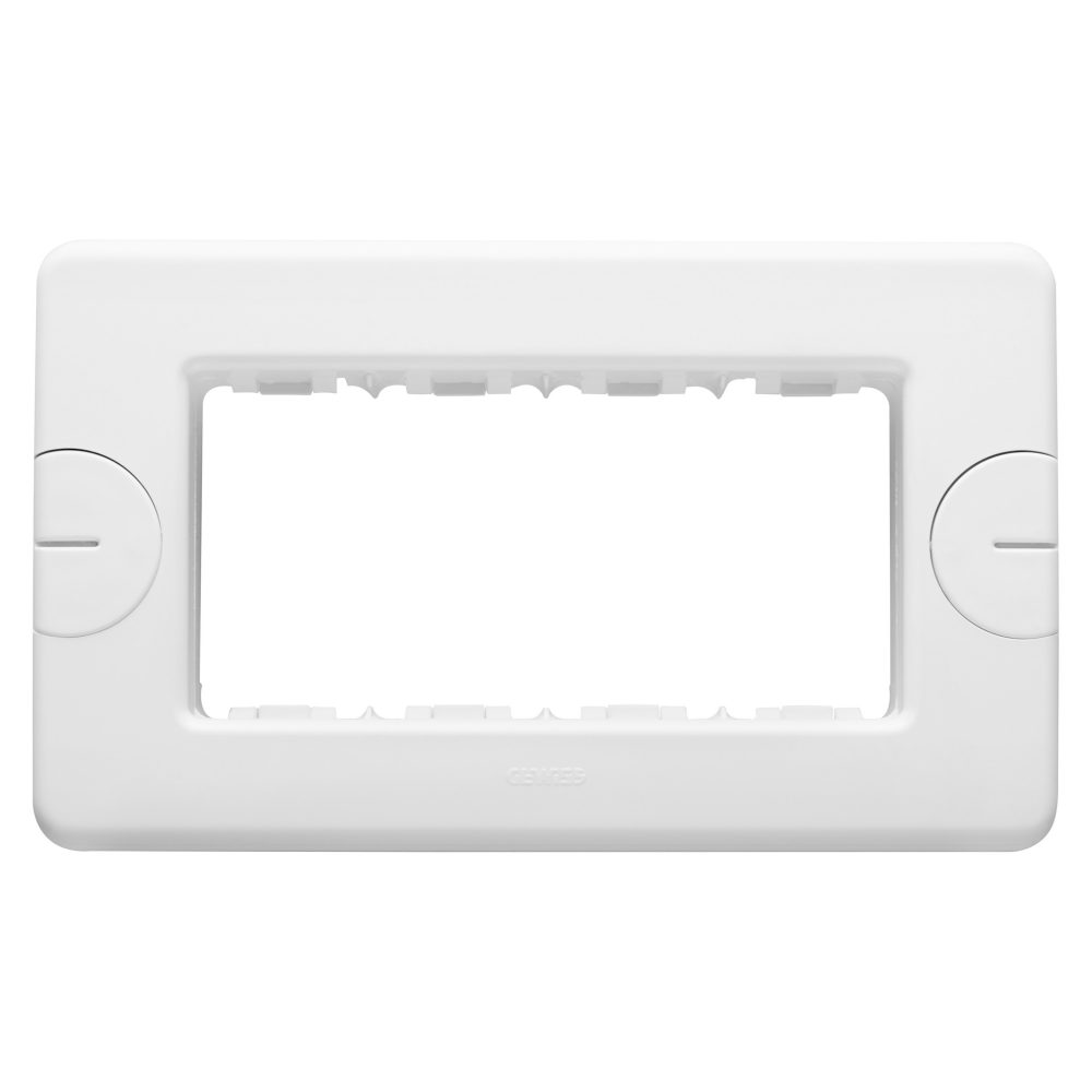  placa compact - autoportante - 4 módulos - blanco nube - system