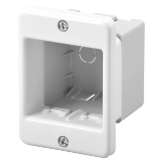 PLATE FOR PROFILES - SELF-SUPPORTING - 2 GANG - CLOUD WHITE - SYSTEM