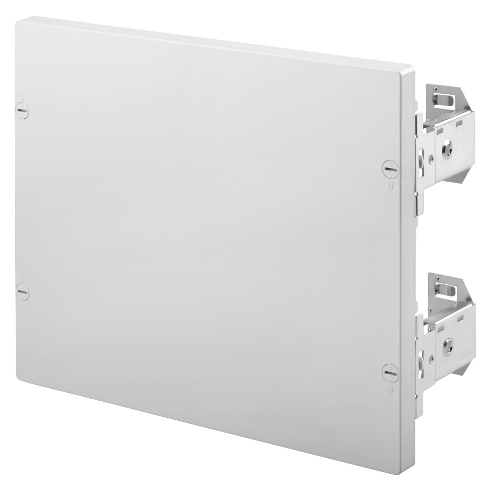  blank cover panel - fast and easy - 2 module high - for boards b=800mm - grey ral 7035