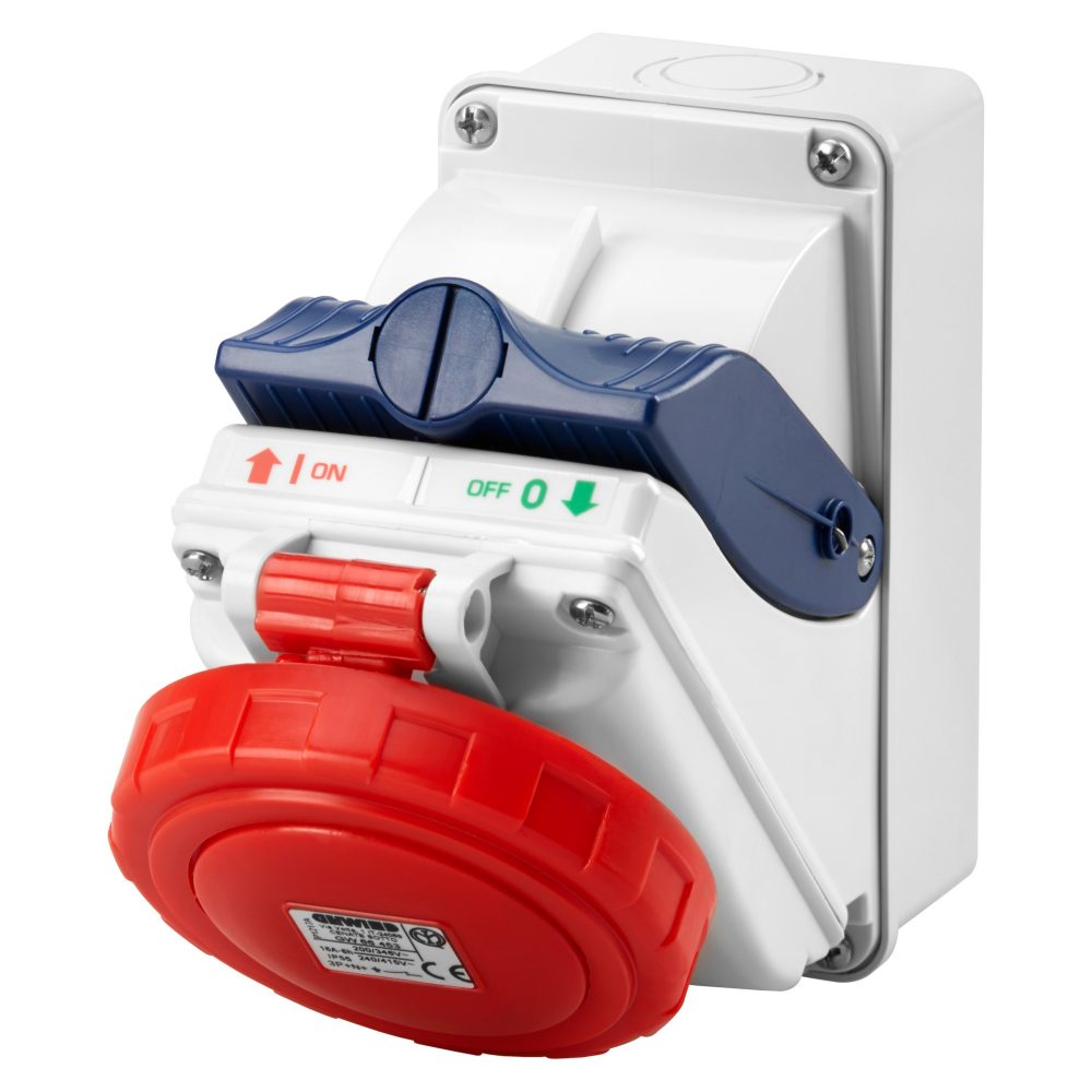  combibloc - with bottom - ip55 - 2p+e 32a 400v 9h