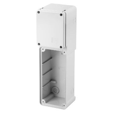 Contenedores modulares para montar en batería bases fijas verticales - IP65 Contenedores modulares para montar en batería bases fijas verticales - IP65