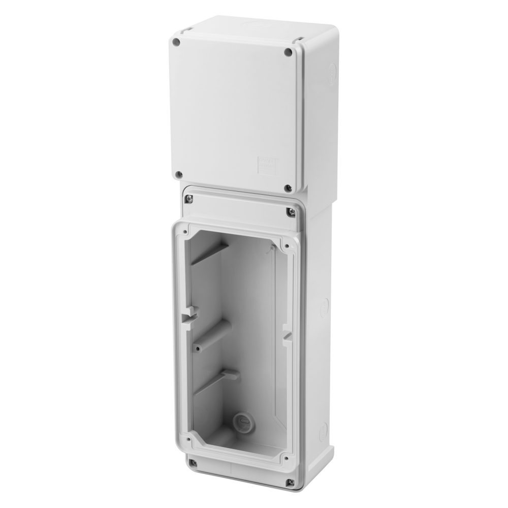  modular base for combination mounting of vertical interlocked socket outlet - 1 socket outlet 63a cbf - ip55